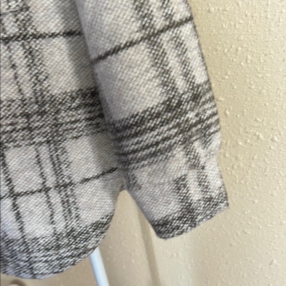 Banana Republic Plaid Gray Women's Jacket - Picture 6 of 8
